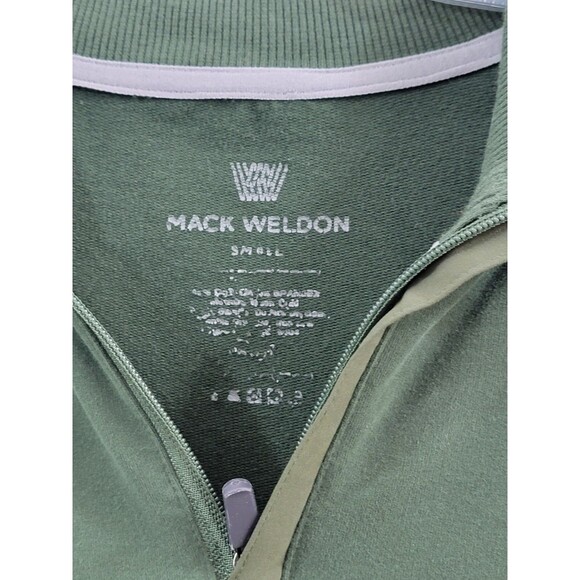 ALK Men's Small Mack Weldon 1/4 Zip Pullover‎ Sweater Sweatshirt Zip Pockets EUC - Picture 2 of 5